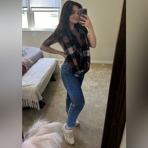 Plaid Infinity Scarf OS